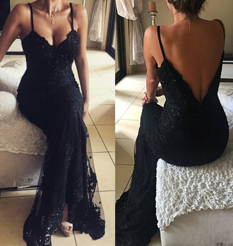 Spaghetti Straps Mermaid Prom Dress P279 on Luulla