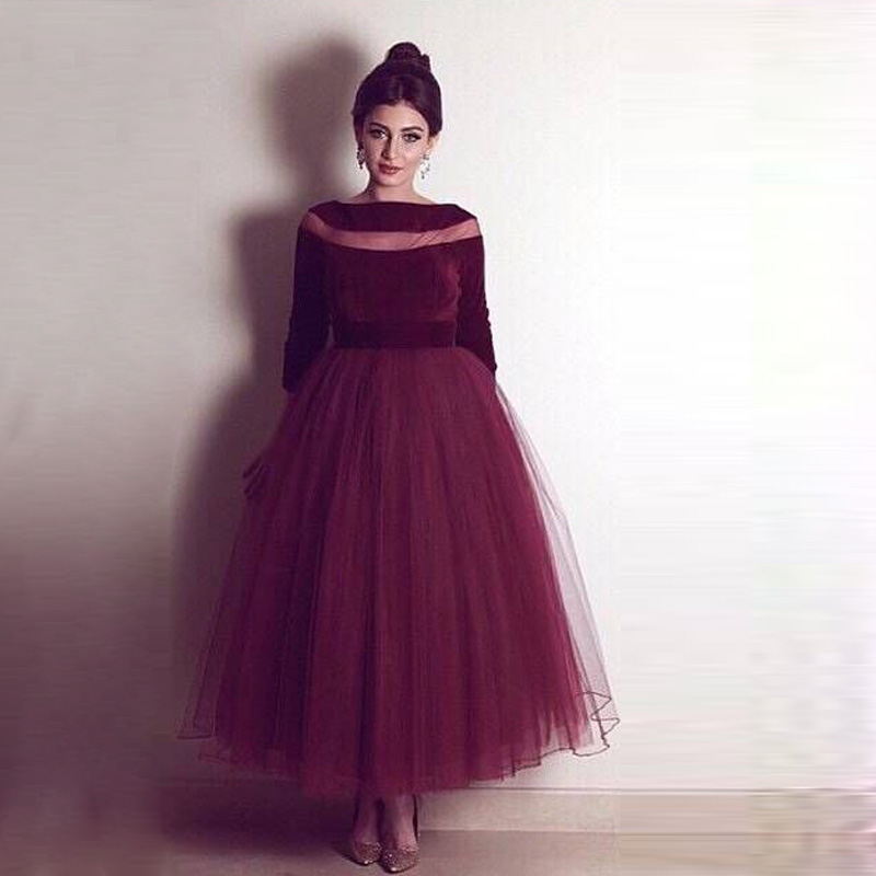 Ankle Length Prom Dress E217 On Luulla